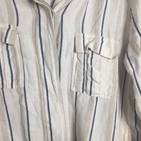 Rails Rowen Coco Stripe Utility Jacket size large - Picture 7 of 16